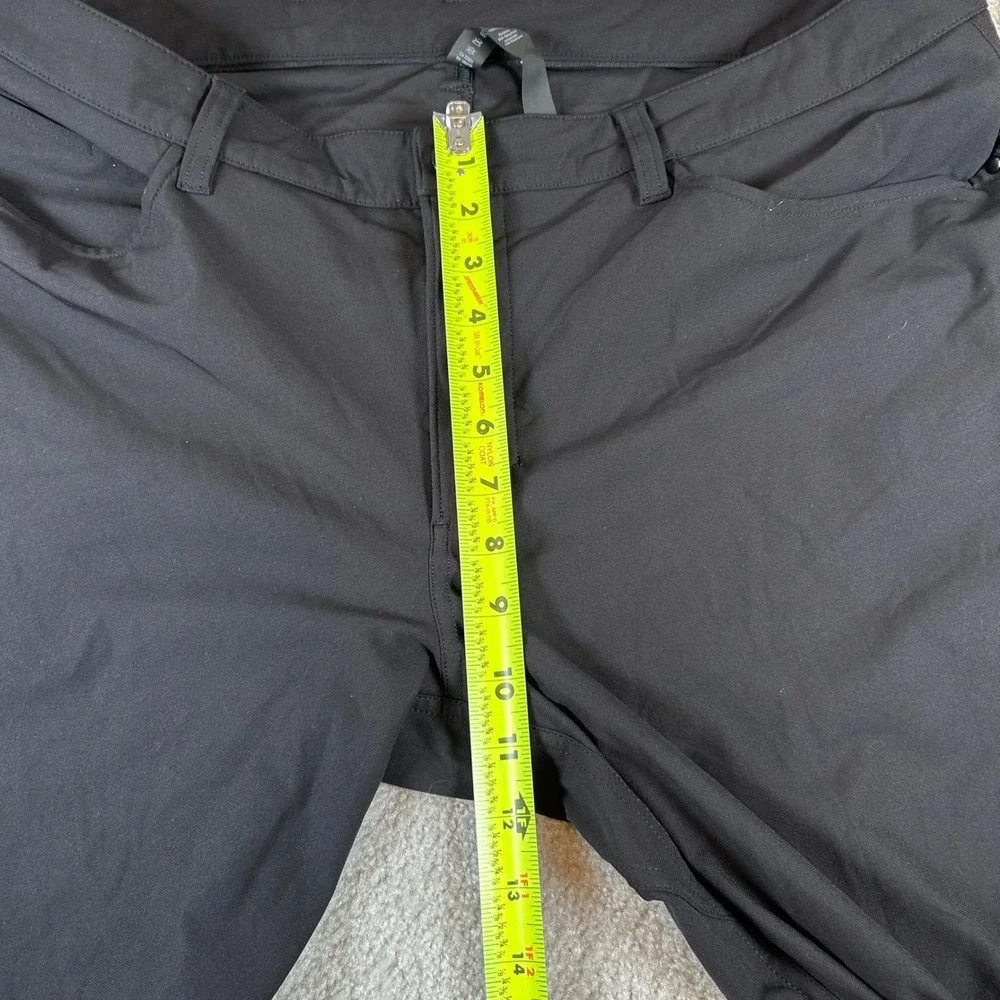 Lululemon ABC Pants Mens 38x32 Black Technical Performance 5-Pocket Trousers
